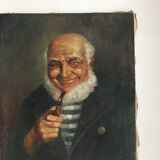 Portrait in oil former captain