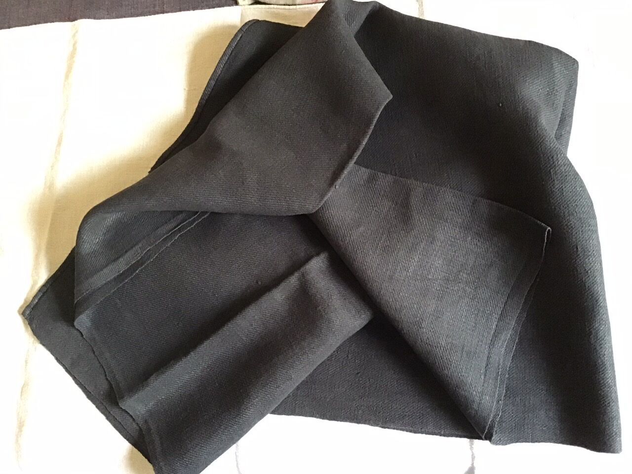 Farm case in grey-black hemp 1m64 x 1m04