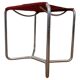Chrome Bauhaus stool Thonet B8 by Marcel Breuer, 1930 'Eisengarn'