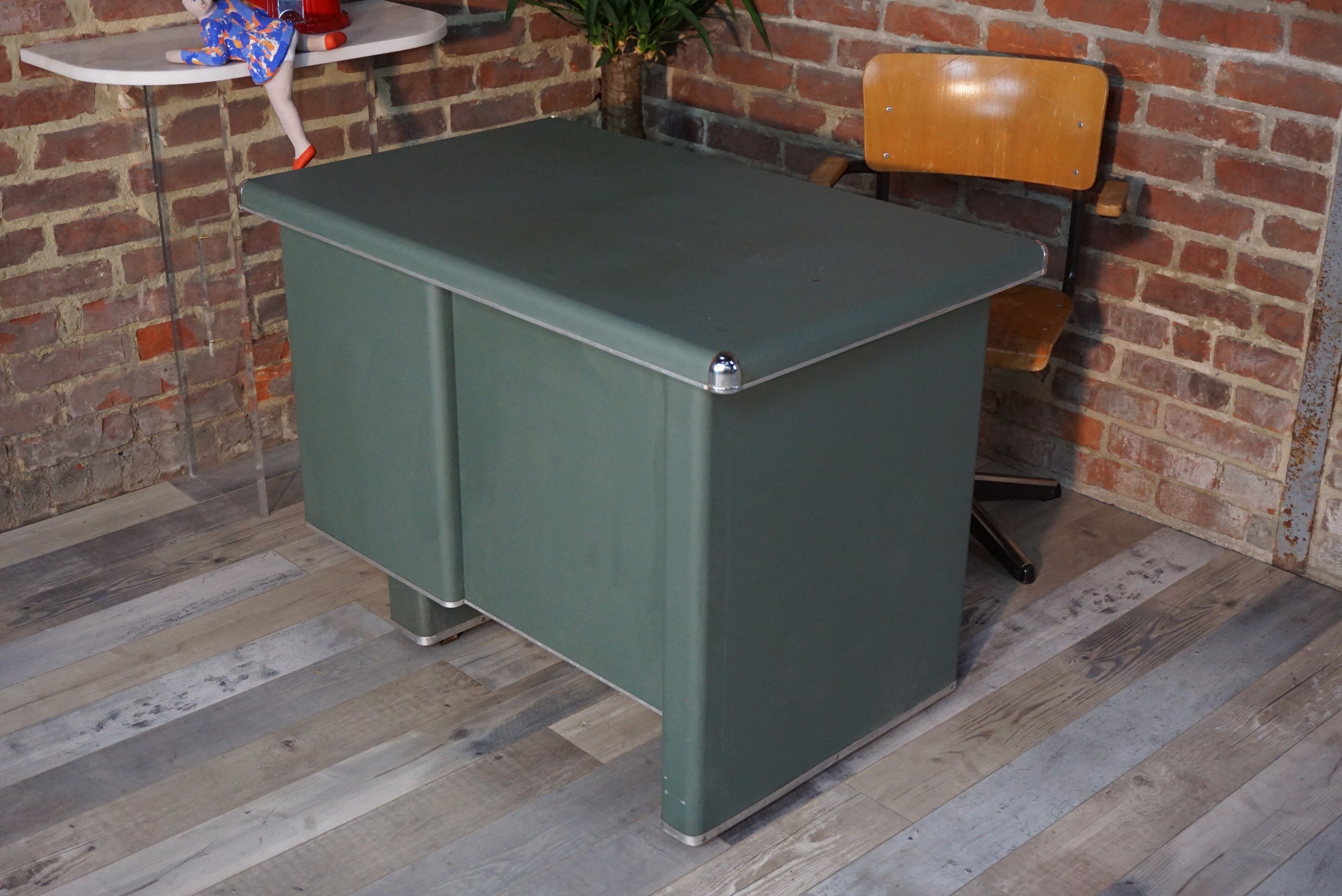 Strafor metal industrial desk 1950s