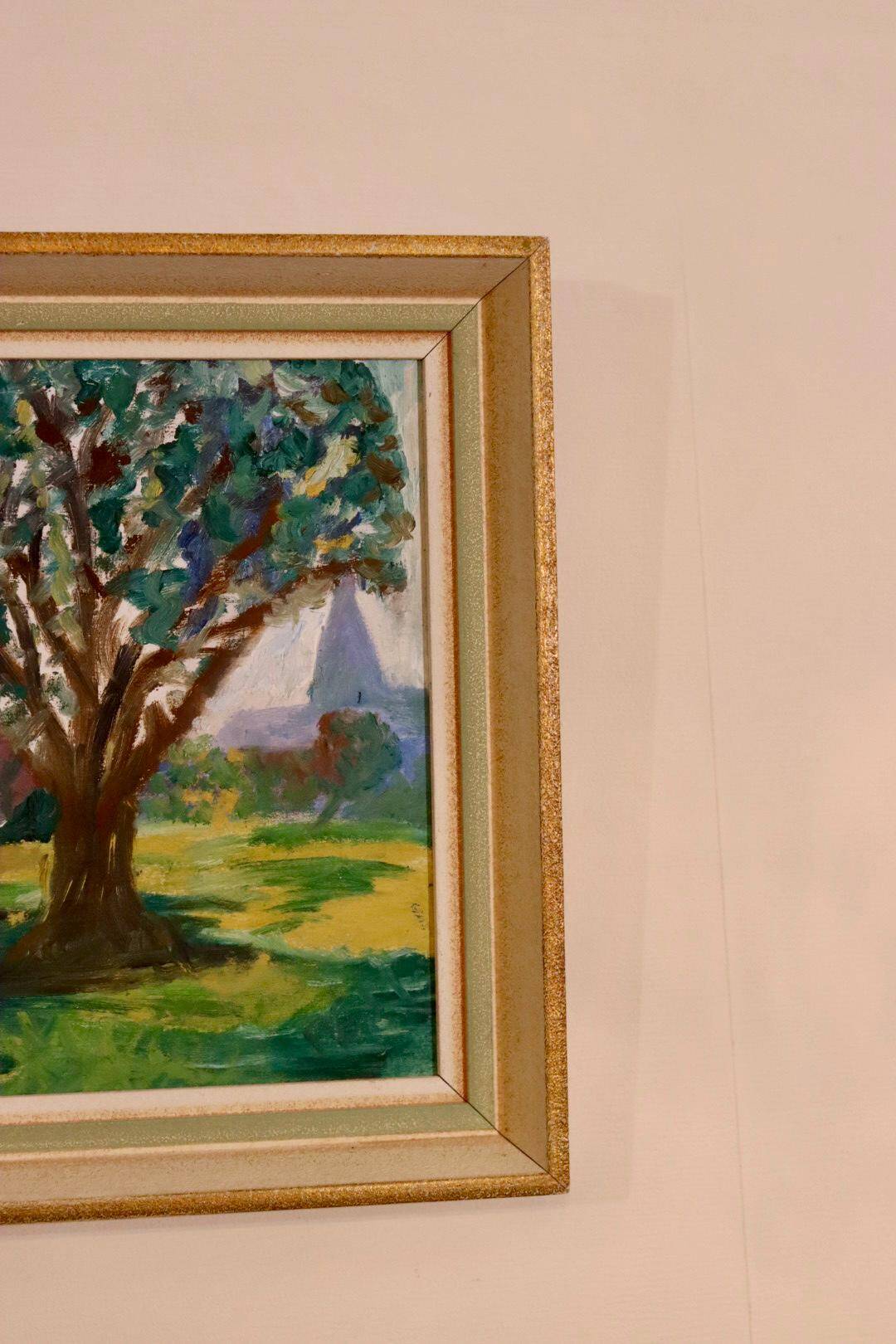 "House darkened by the trees" by A. Akalsson