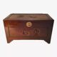 Chinese wedding chest in carved wood
