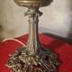 Art Deco lamp 1910 A 40 superb marbled glass shade, 43x23 electric ok, approx.