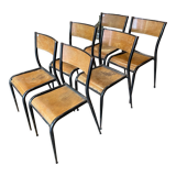 6 Mullca 510 school chairs