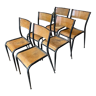 6 Mullca 510 school chairs