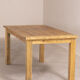 Ribbed wooden table 150cm
