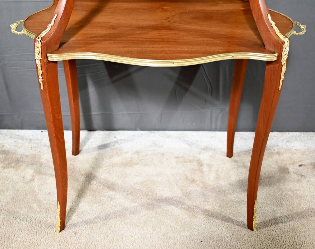 Mahogany Tea Table, Napoleon III style – Late 19th century