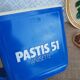 Vintage pastis 51 blue plastic decanter