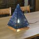 Table lamp in raw glass mosaic from the 70s