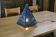 Table lamp in raw glass mosaic from the 70s