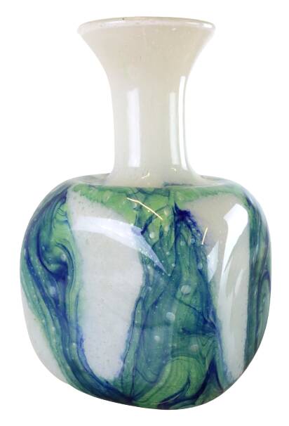 Glass vintage vase 'Ondata'