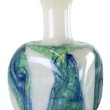 Glass vintage vase 'Ondata'