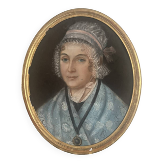 Portrait de jeune femme - École française vers 1830