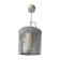 Suspension vintage en opaline et plexiglas