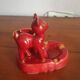 Bambi fawn cigarette holder ashtray in vintage Vallauris ceramic