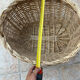 Panier malle rangement vintage osier tressé