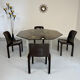 Antique Italian design dining table by Alessandro Albrizzi from the 70s