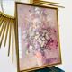 Cadre bouquet fleurs vintage