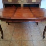 Louis XV style dining table, and its 2 extensions.
