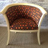 Contemporary shepherdess/marquise style armchair