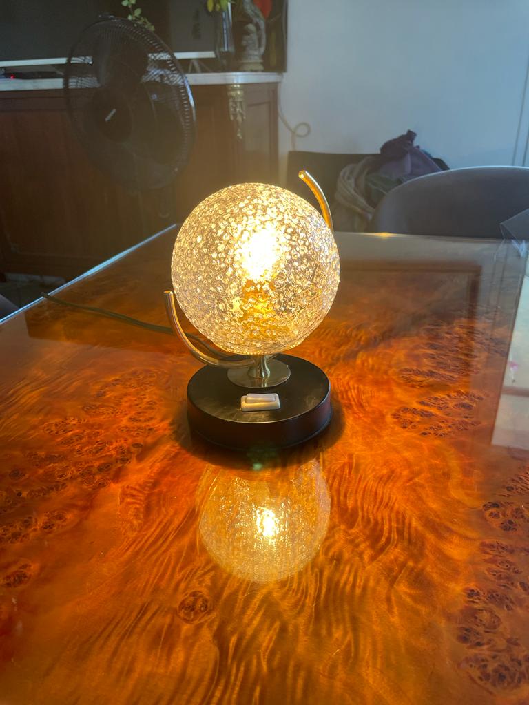 Table lamps globes 70s