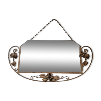 Art deco hanging mirror