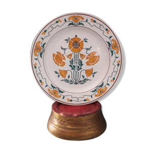 Plat ancien piédouche Villeroy
