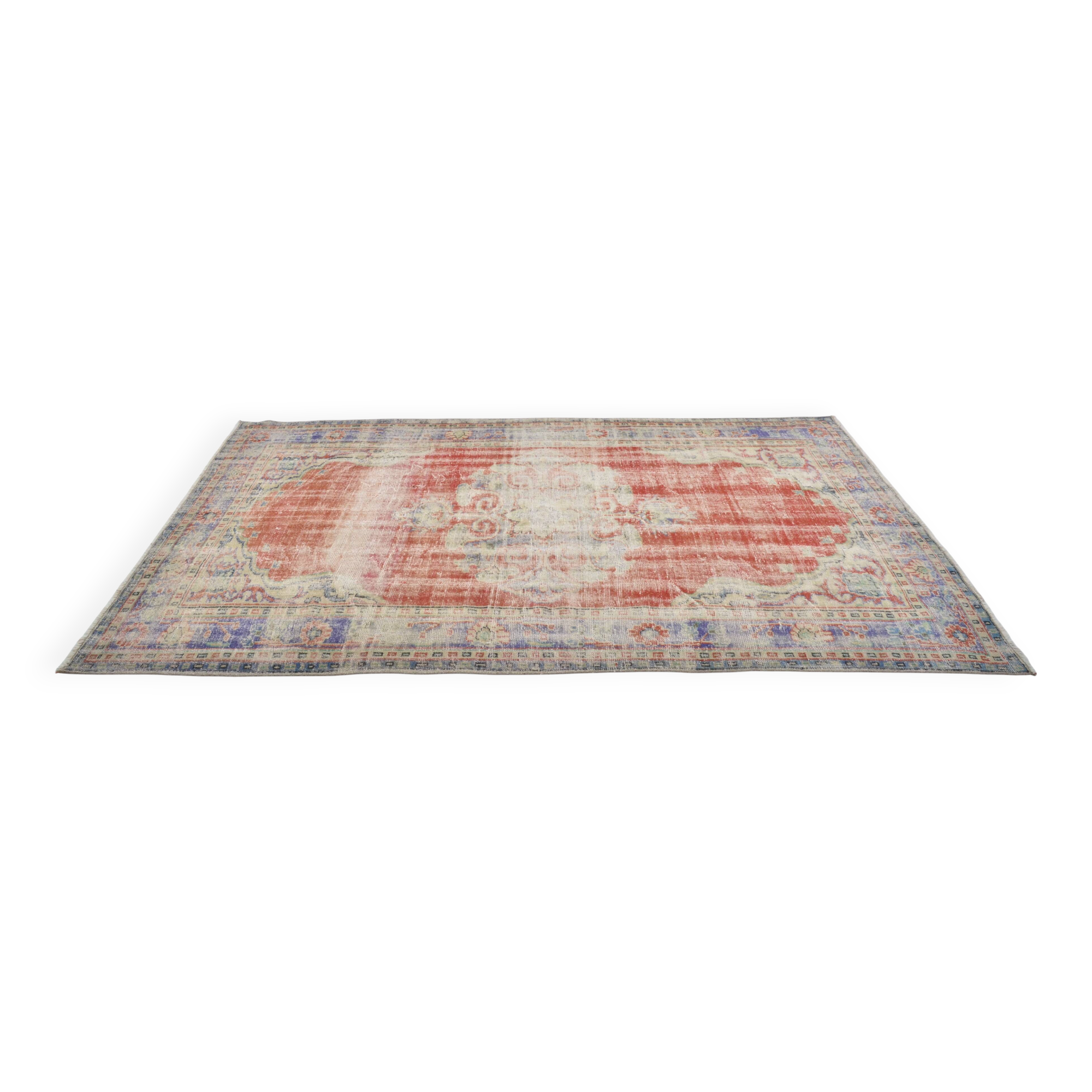 Oushak Turkish Vintage Rug sku 3301