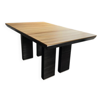 Contemporary design solid wood table