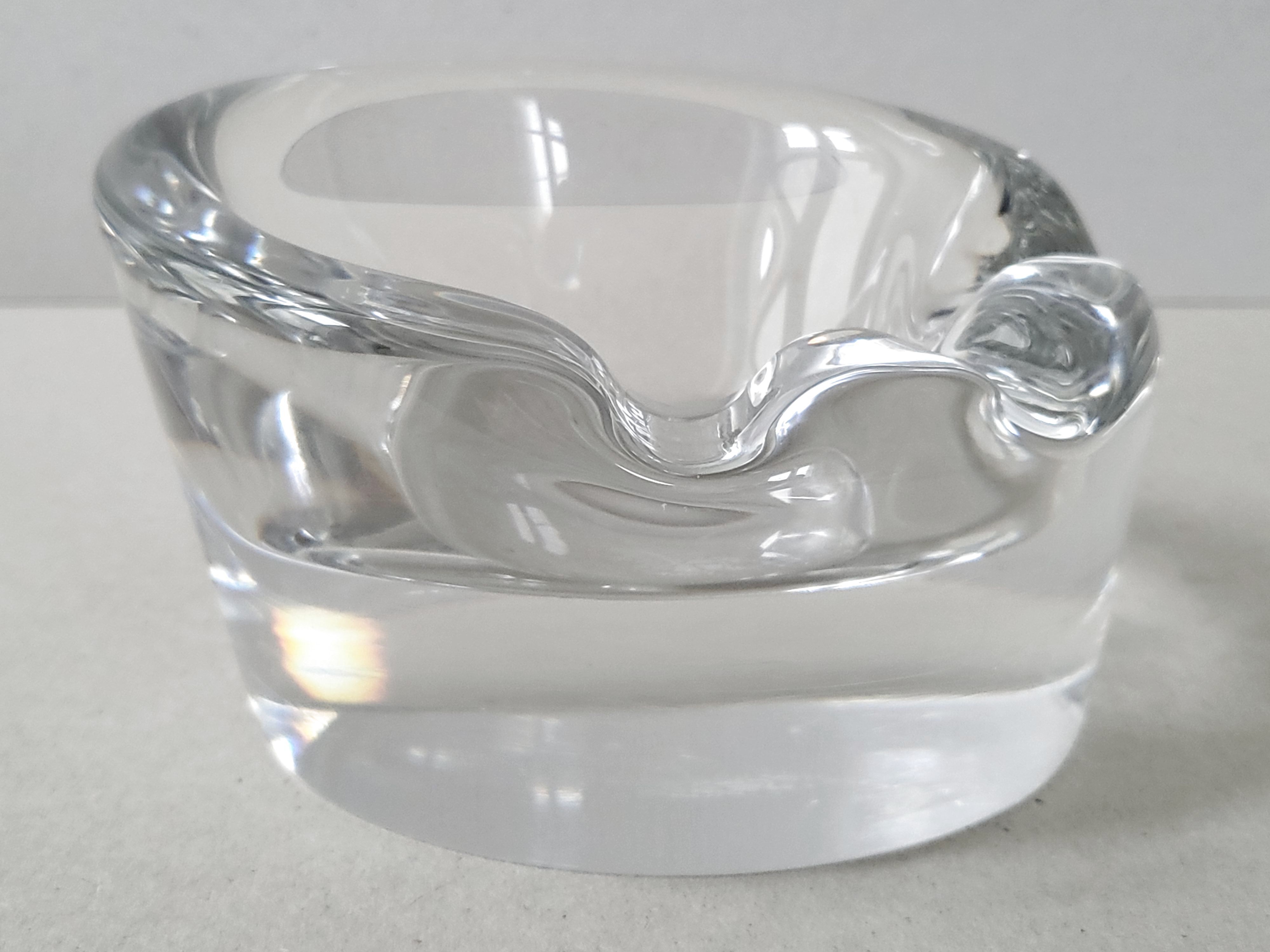 Vintage ashtray 1960 in Sèvres crystal