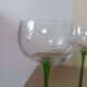 White wine glasses in crystal.