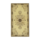 1950s Hand-Knotted Unique Turkish Beige Carpet 112 cm x 207 cm