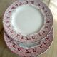 6 assiettes plates saint amand