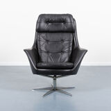 Danish Vintage Swivel Lounge Chair by Henry W. Klein