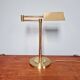 Articulated brass desk lamp, Boulanger (Belgium), 1970-80