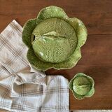 Tureen and mustard cabbage in Portuguese slurry