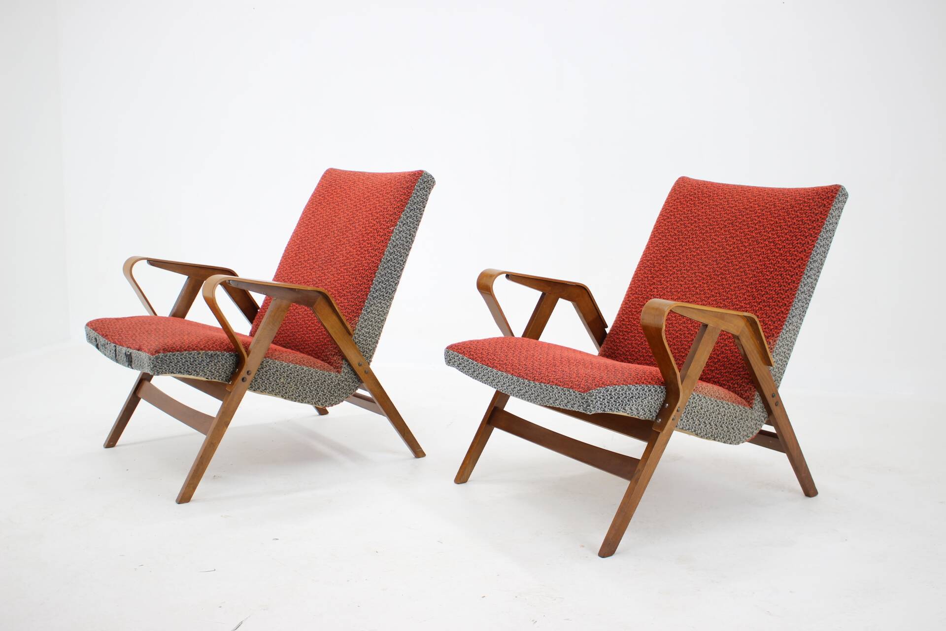 1960s Pair of Tatra Armchairs, Czechoslovakia