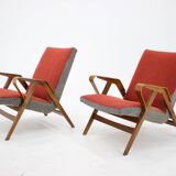 1960s Pair of Tatra Armchairs, Czechoslovakia