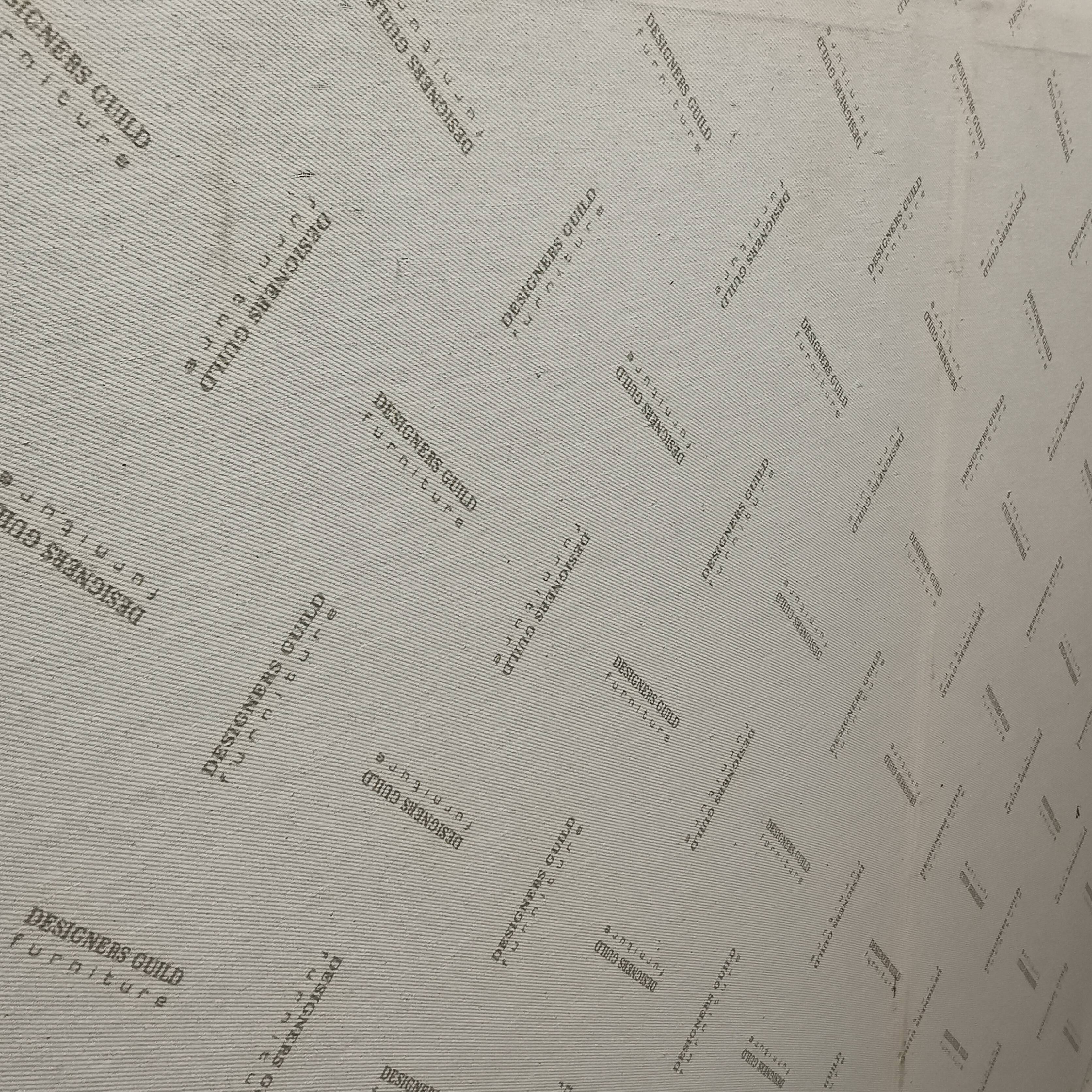 Contemporary 2-seater fabric sofa, Designers Guild