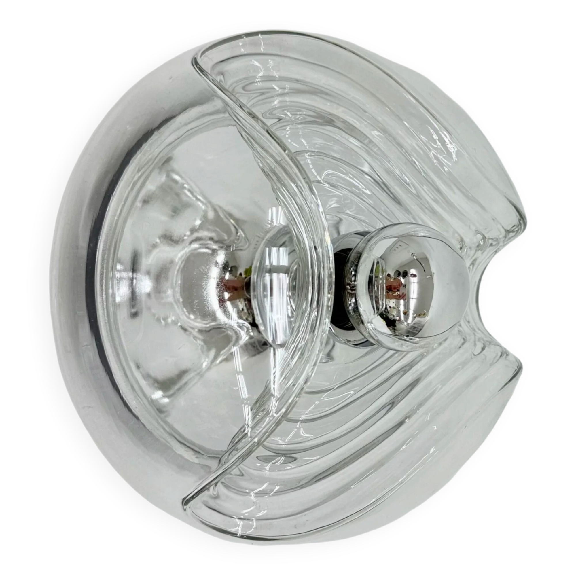 Peil & Putzler 'Futura' ceiling lamp sconce by Koch Lowy, 1970s