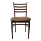 Wire wood chair in the style of Gio Ponti, Italy 1970.