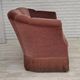 1960s, Danish 2-seater sofa, original pink furniture velour.