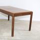 Vintage coffee table, mid-century modern wooden living room table, 1970s