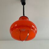 Opaline pendant light up and down from the 70s
