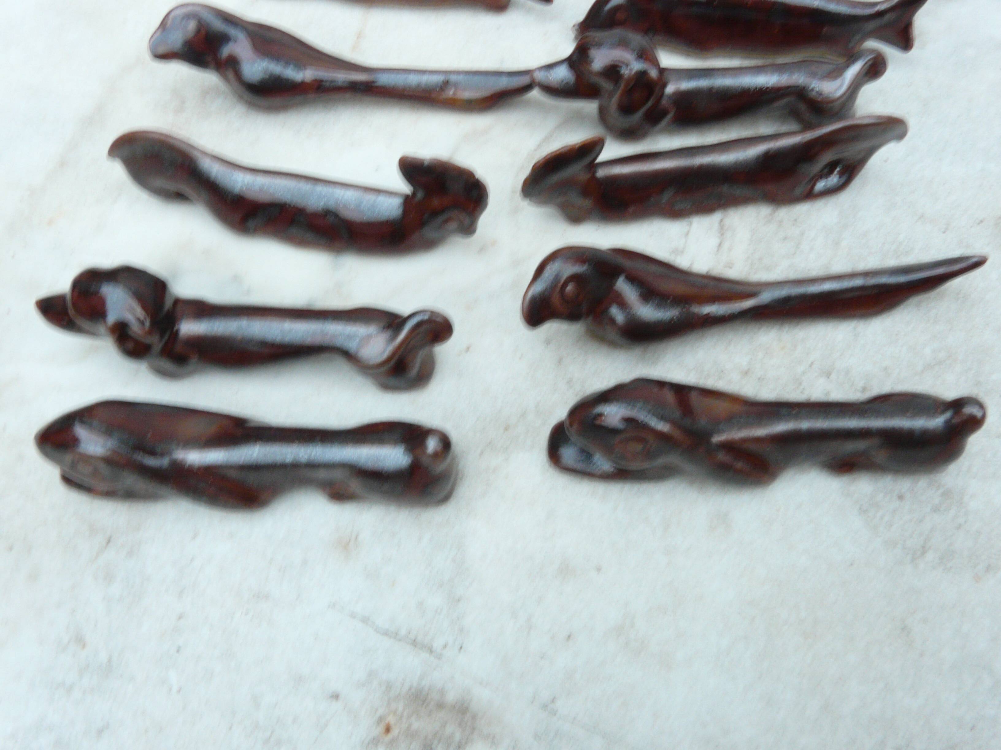 12 ceramic knife holders animals