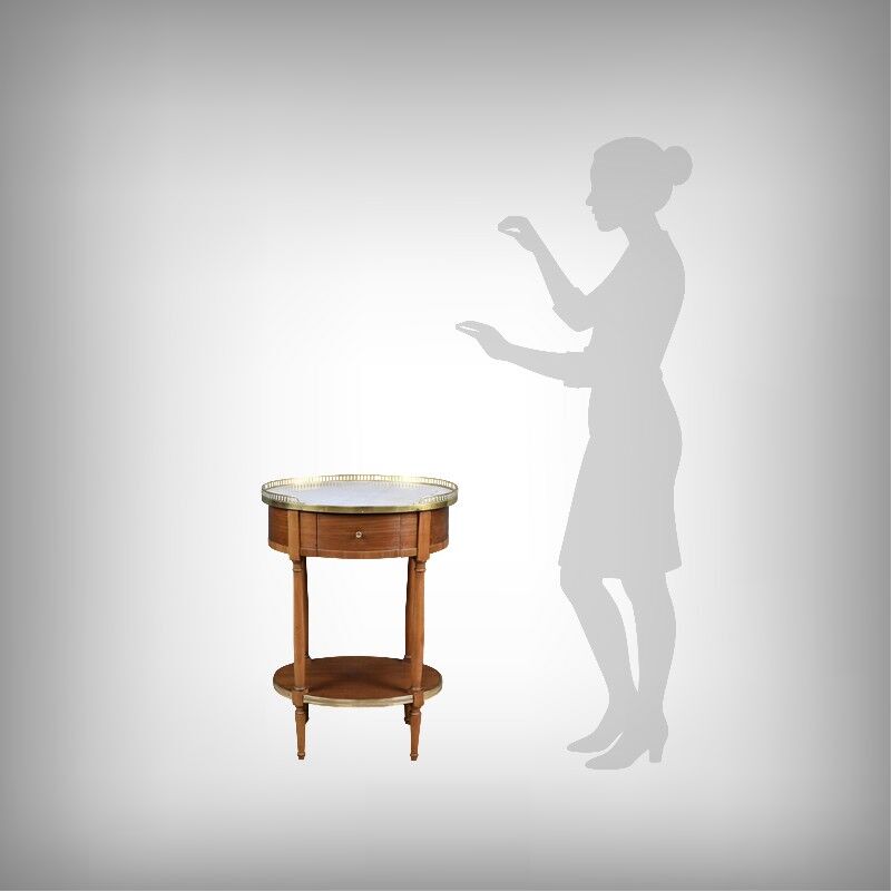 Mahogany coffee table, Louis XVI style – 2nd half of the 19th century