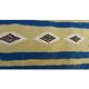 Handmade green kilim carpet made of pure wool