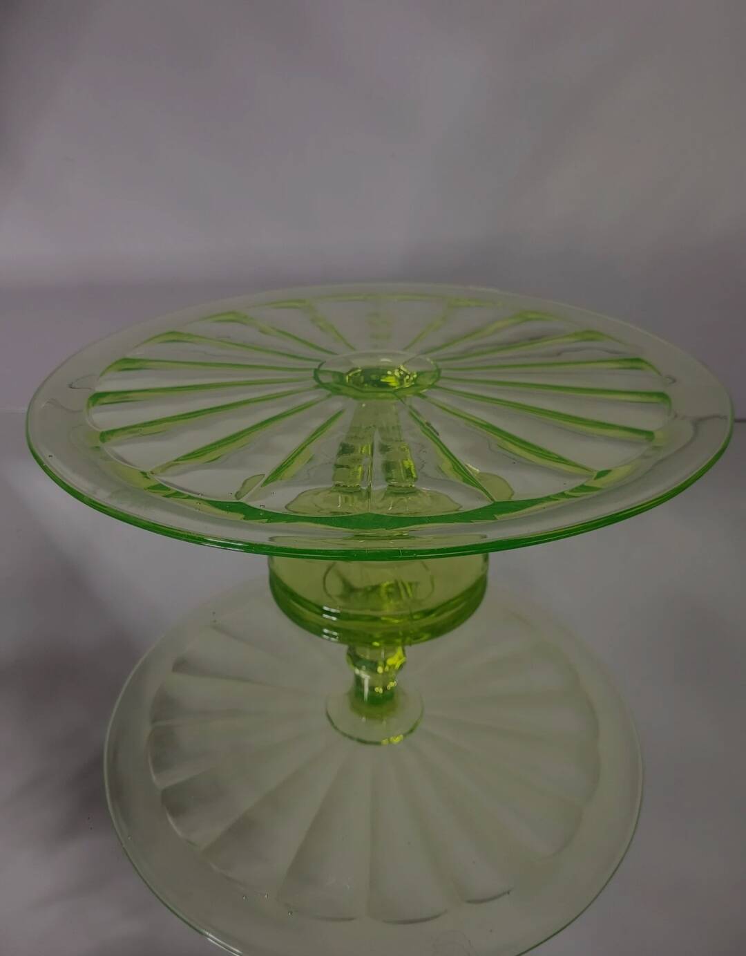 Uranium d'annagroen art déco émaillé taartschotel, Ø 31 cm