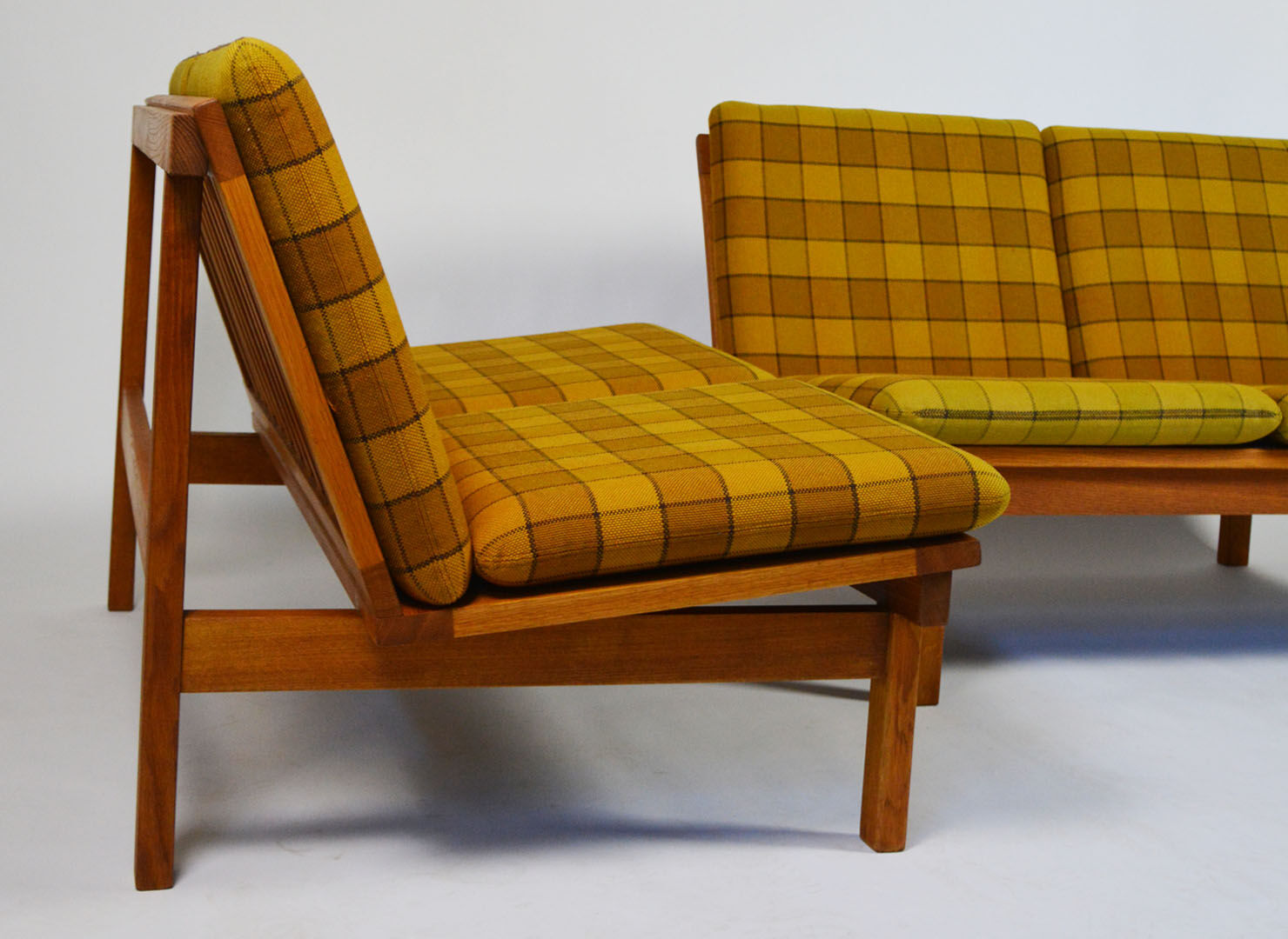 Borge Mogensen model 2219 oak sofa for Fredericia