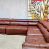 Vintage design modular leather sofa Cor
